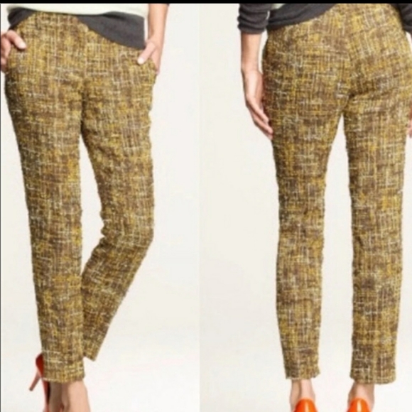 J. Crew Cafe Capri Autumnal Tweed Career Event size 6